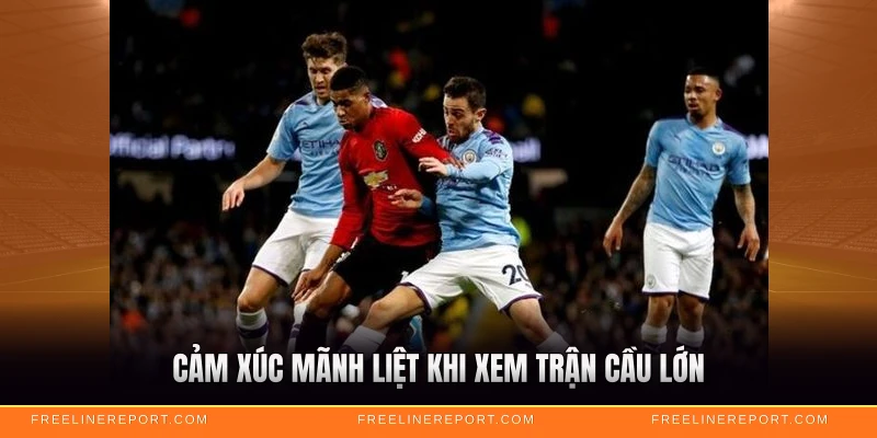 Cảm xúc mãnh liệt khi xem trận cầu lớn