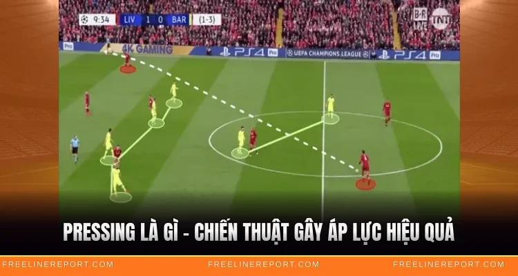 Pressing Là Gì - Chiến Thuật Gây Áp Lực Hiệu Quả 1 Pressing Là Gì - Chiến Thuật Gây Áp Lực Hiệu Quả